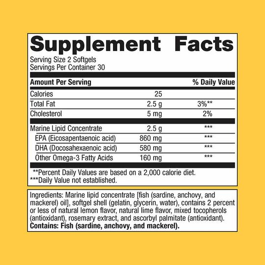 OmegaGenics Fish Oil EPA-DHA 720 mg, MGS